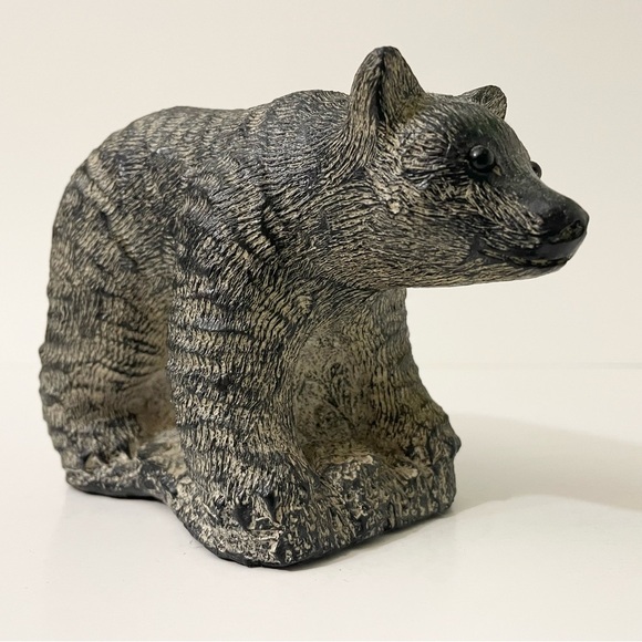 Edmund Wolf Sculpture Bear Stone Figure 4.5” Tall - Picture 4 of 16